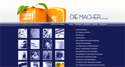 Desktop Screenshot of die-macher.de