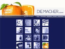 Tablet Screenshot of die-macher.de